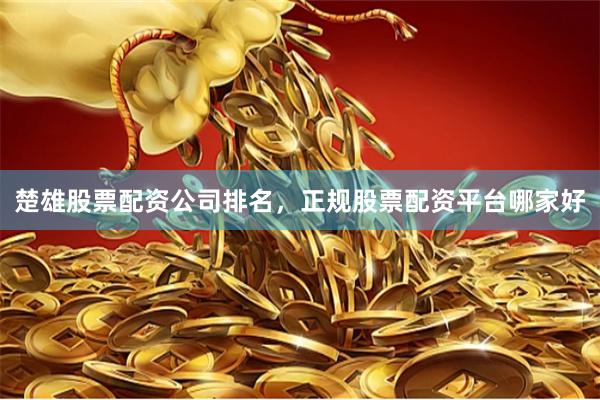 楚雄股票配资公司排名,正规股票配资平台哪家好